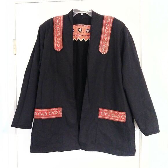 Island Mountain Reversible Black Quilted Jacket - Picture 1 of 6